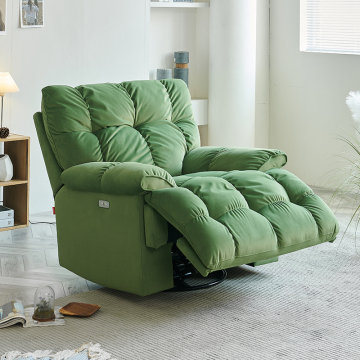 Nordic Electric Fabric Rotating Lazy Lounge Sofa Chair