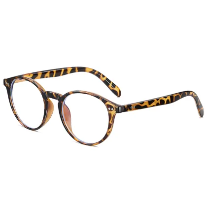 Anti-Blue Light Fashion Round Eyewear Optical Glasses PC Frame A13001