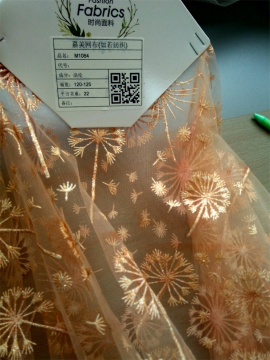 Polyester Pentagram Glitter Lace