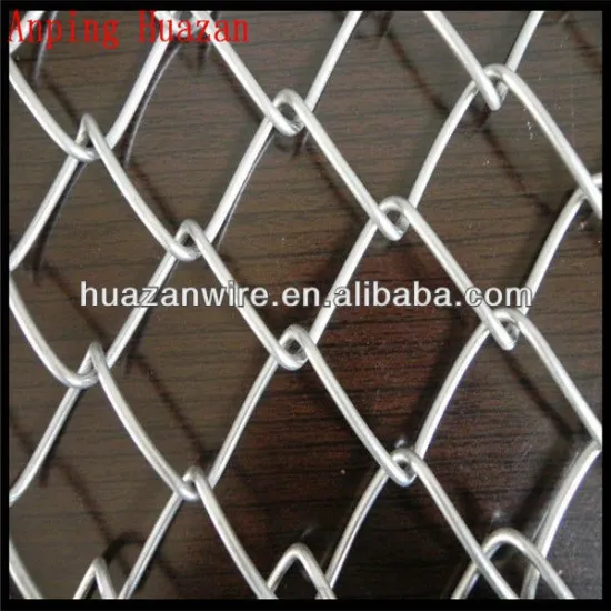 Anping Diamond Brand Galvanized / Pvc Coated Chain Link Fence / Chain Link Mesh