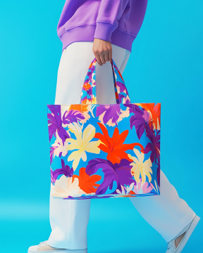 Woven Polypropylene Shopping Tote Bags with Custom Logo - Cheap Wholesale Prices