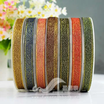 celebrate metallic ribbon
