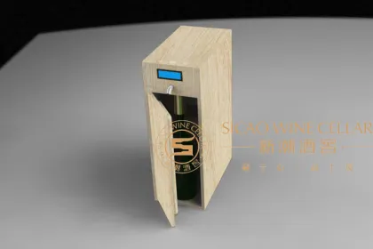SICAO Innovation 1 bottle Wooden Home Wine Dispenser Machine