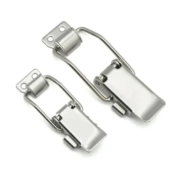 Stainless Steel Snap Fasteners and Latches: Toggle Draw Latch Lock Catch Padlock Hasp