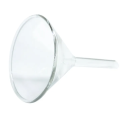 Laboratory Use Long Stem Glass Funnel 75ml