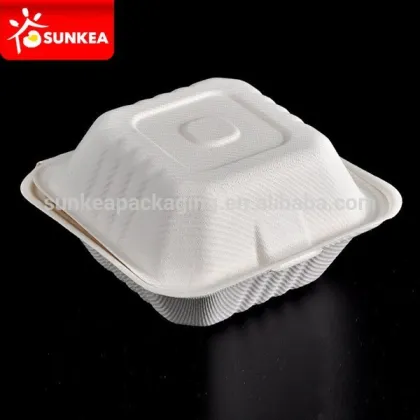 Boite hamburger biodegradable