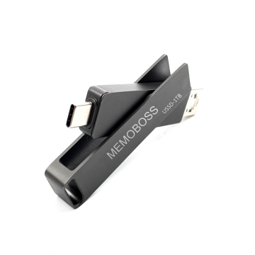 Super Speed ​​USB Type C SSD Luaran - 1000MB/S USB 3.2 Pemacu Flash Negeri Pepejal