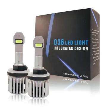 New Q36 LED Headlight Bulbs - Multiple Models: H4, H13, 9004, 30W, 3000lm, 6500K
