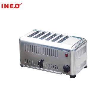 6 Slots Commercial Hot Dog & Bread Toaster