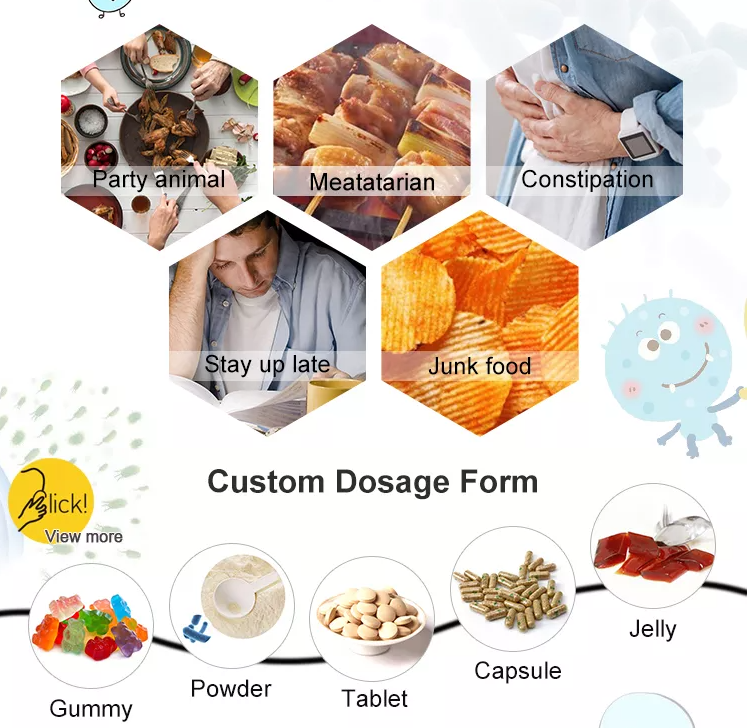 OEM/ODM Beauty Skin Supplement Natural Customized Anti-Aging Skin Whitening Low Molecular Collagen Edible Jelly Collagen