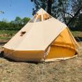 5M Canvas Yurt Bell Tent for 6-8 Persons