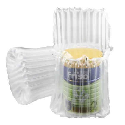 Waterproof Plastic Milk Powder Cushioning Wrap - Inflatable Air Column Bag for Protective Packaging