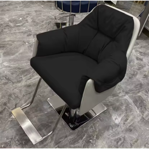 China Reclining hydraulic pump cadeira de barbeiro silla de peluquero black men's salon equipment beauty salon barber chairs Supplier