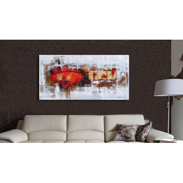 Abstract Flower Wall Art Larger-than-life Flower Oil Painting