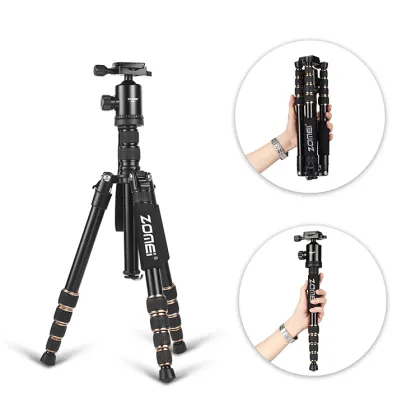 Lightweight Professional Fashion Tripod with 360 Panorama Ball Head for Hiking and Hunting
