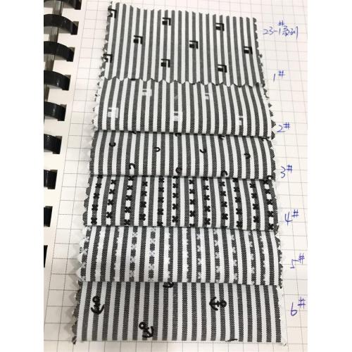 T/C Woven Yarn-dyed Stripe Printed Fabric For Processing