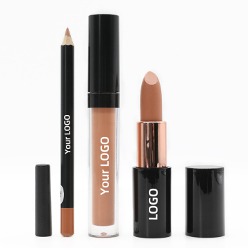 OCHAIN Matte Cosmetics Lip Kit: Cruelty-Free Private Label Liner and Liquid Lipstick Kit