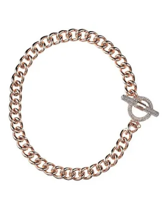 1112-WO Simple gold chain necklace jewelry