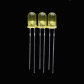 Ultra jasný 5 mm difusovaný žltý LED epistar 15000MCD