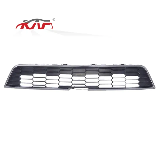 Front Bumper Grille with Chrome Frame Replacement for Chevrolet Aveo 2011-2013