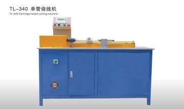 Coiling machine for cartridge heater