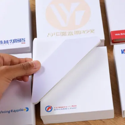Custom Sticky Notes with Logo - 3x3 Inch Promotional Notepad Memo Pads