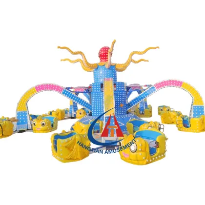 Family Fun Octopus Ride Game Machine for Sale