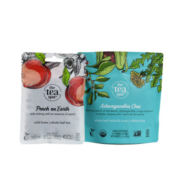 Tea Loose Leaf Pouch Packaging With Design
