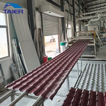 Colored Corrugated ASA Resin Roofing Tiles