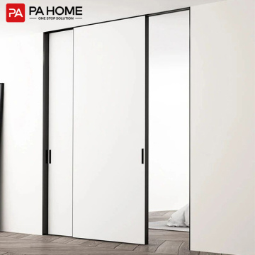 PINAI Modern Invisible Design: Frameless Wood Interior Hidden Doors