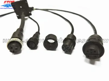 Molded Waterproof Connector For M8, M12