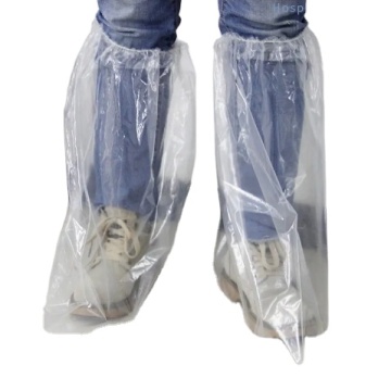 Factory Direct Blue Disposable CPE Plastic Shoe Covers for Sale