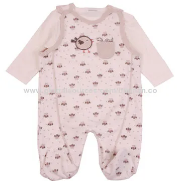 Baby romper w/o sleeve + bodysuit