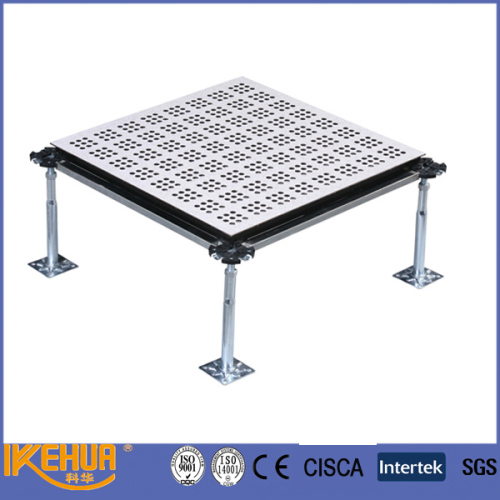 Carbon steel perforated raised floor