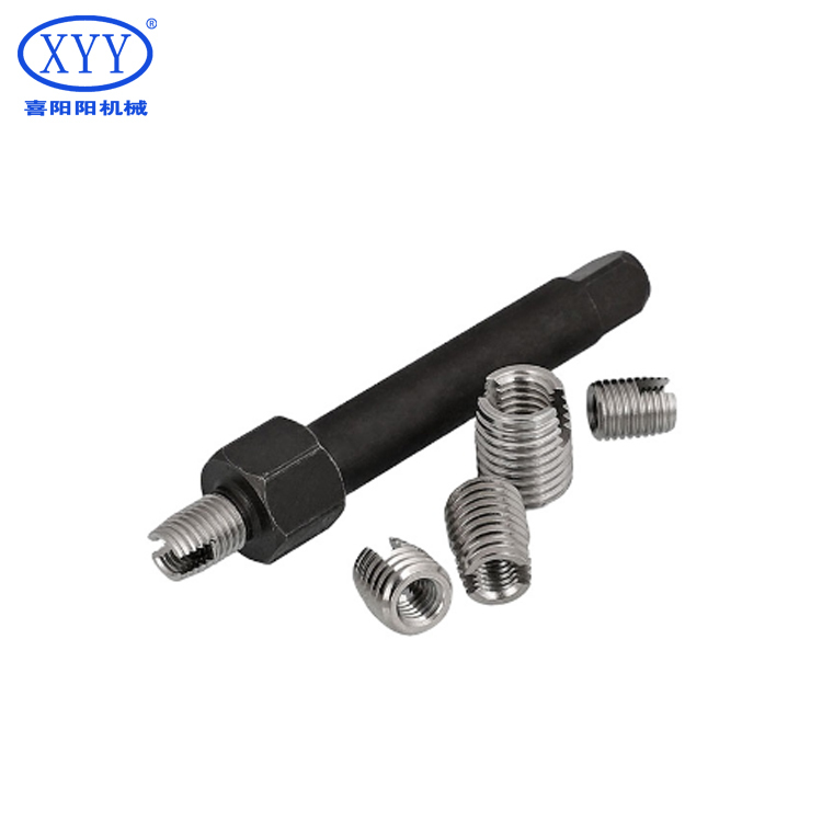 M6*1 Manual Installation Stainless Steel Tool Fasteners Thread Insert Self-Tapping Screw Sleeve Metric Packaged Carton Box