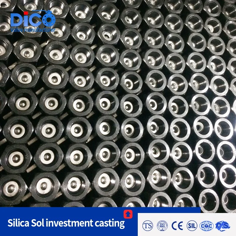 CE ISO TS 2000wog Hexagonal Carbon Steel NPT 1 PC Válvula de bola flotante industrial