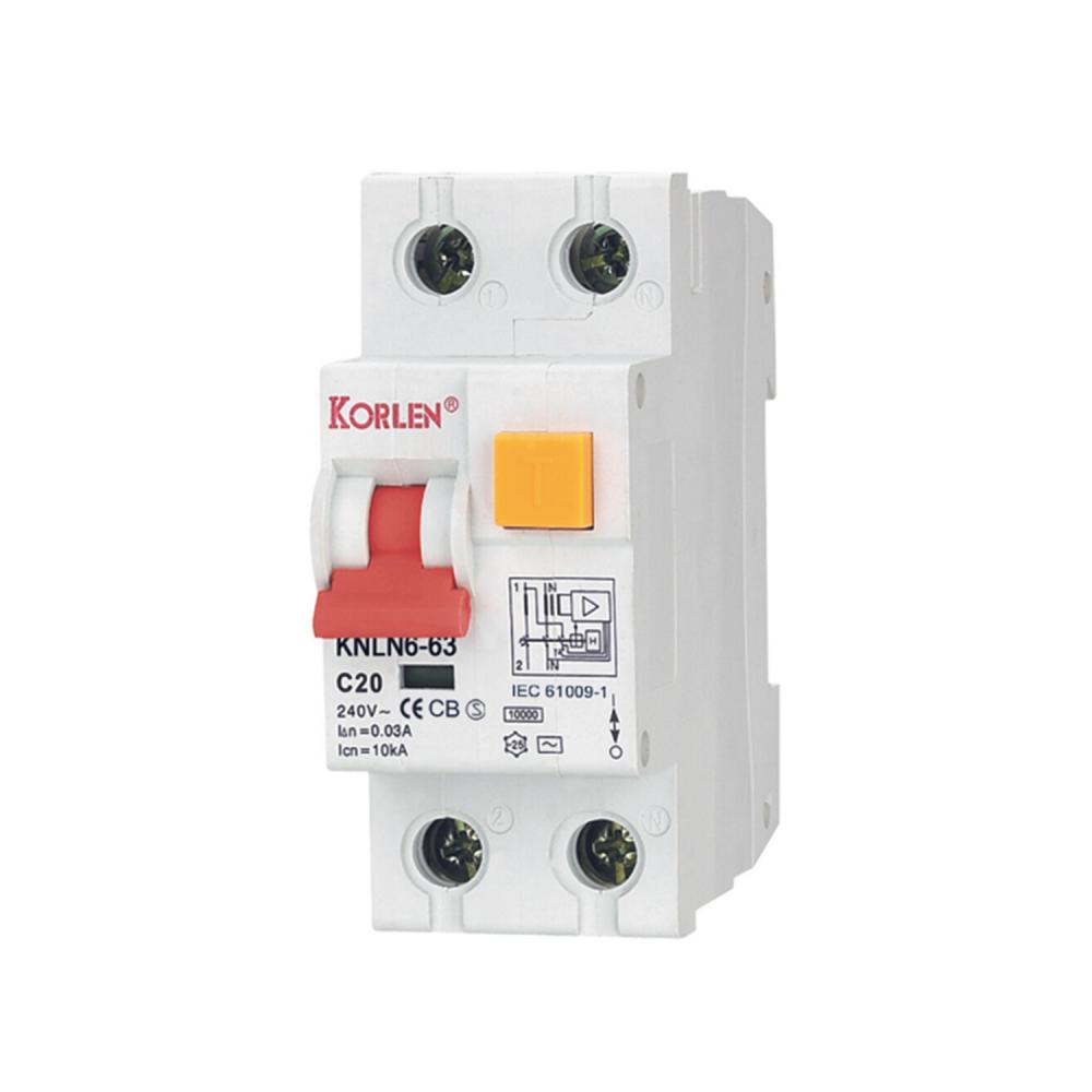 Residual Current Circuit Breaker 2p C32A KNLN6-63