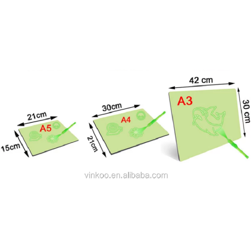 Suron a mené une planche à dessin lumineuse Écriture fluorescente