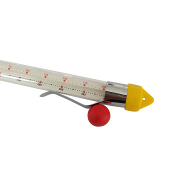 Küche Kochen Rot Flüssiger Alkohol Glasrohr Süßigkeitsthermometer für Gelee Schokolade Zuckermarmelade