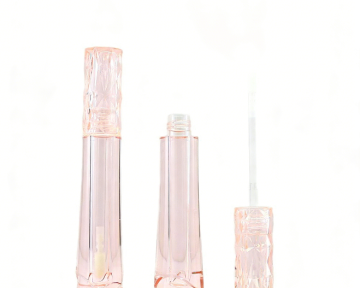 Empty PET Lip Gloss Tube with Brush