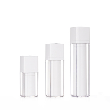 Square Empty Twist Up Airless Fashion Lotion Bottle