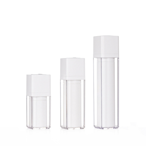 Square Empty Twist Up Airless Fashion Lotion Bottle