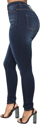 Hot Selling High Waisted Skinny Stretch Butt Lifting Jeans Slim Fit Denim Pants