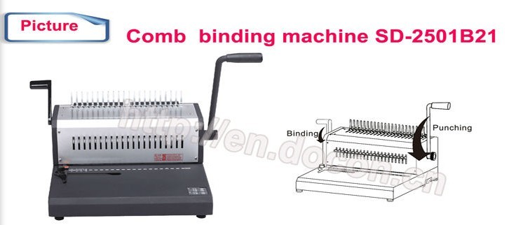 Manual Plastic Comb Binding Machine