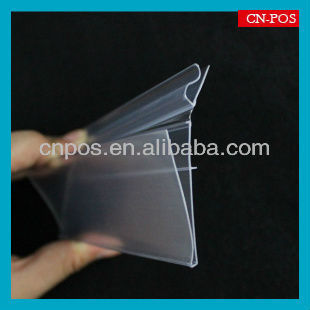 supermarket plastic shelf price strip for displaying