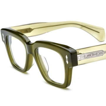 Premium Thick Square Acetate Optical Glasses