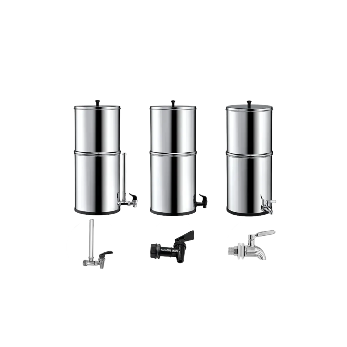 Schwerkraft des Edelstahls Trinkwasserfilter