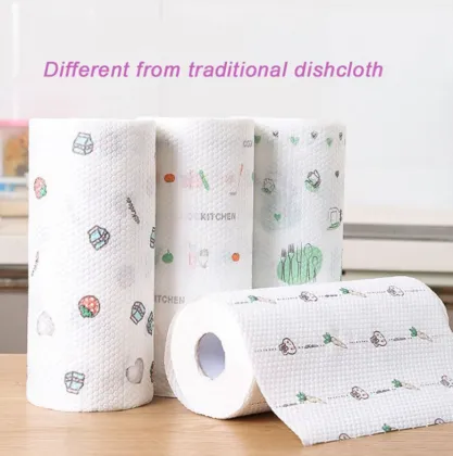 Kitchen Towels Roll Dry Wet Tissue Paper Wipes