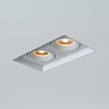 2 * 8W Downlight Tiltable Squal Gimbal Timbal