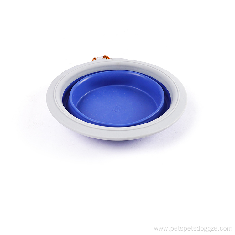 food collapsible pet silicone dog bowl for travel